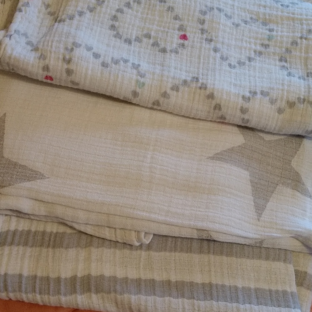 Aden & anais swaddle blankets set of 3
